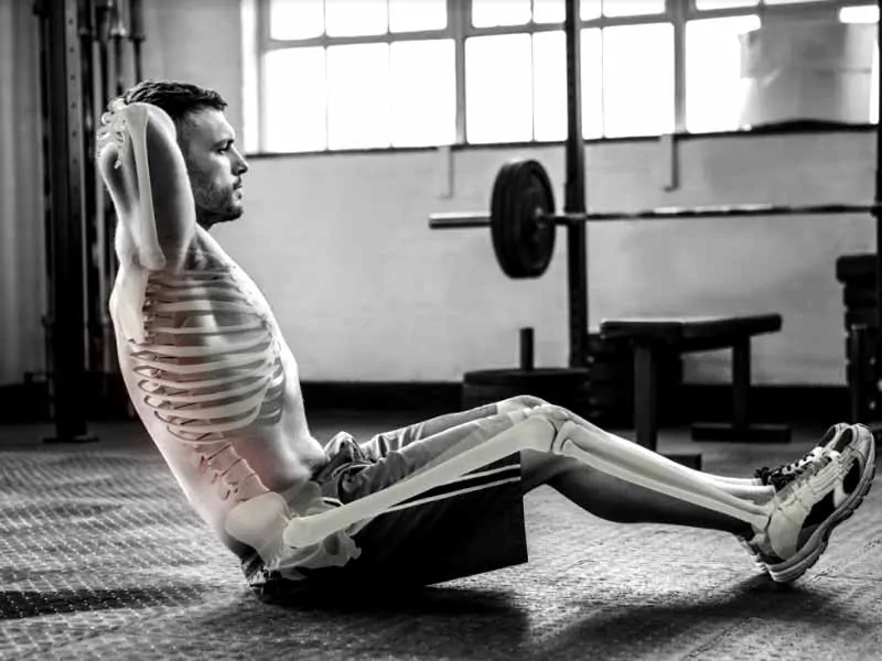 Physical activity or workout provides stronger skeletons